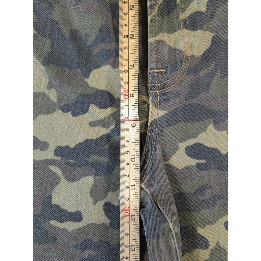Hidden Los Angeles Alyx Low Slung Baggy Jeans Camo Size 27 Raw Hem - Picture 4 of 12